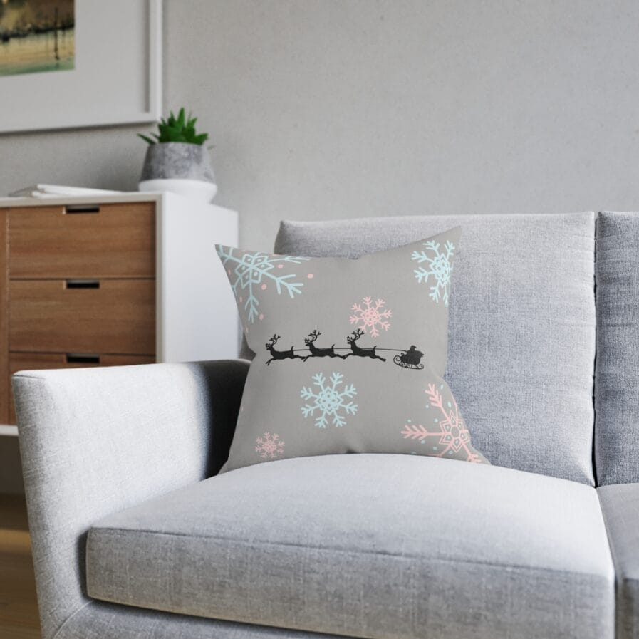Intieriow - Charming Winter Cozy Decorative Cushion for Christmas | Perfect Gift for the Holidays