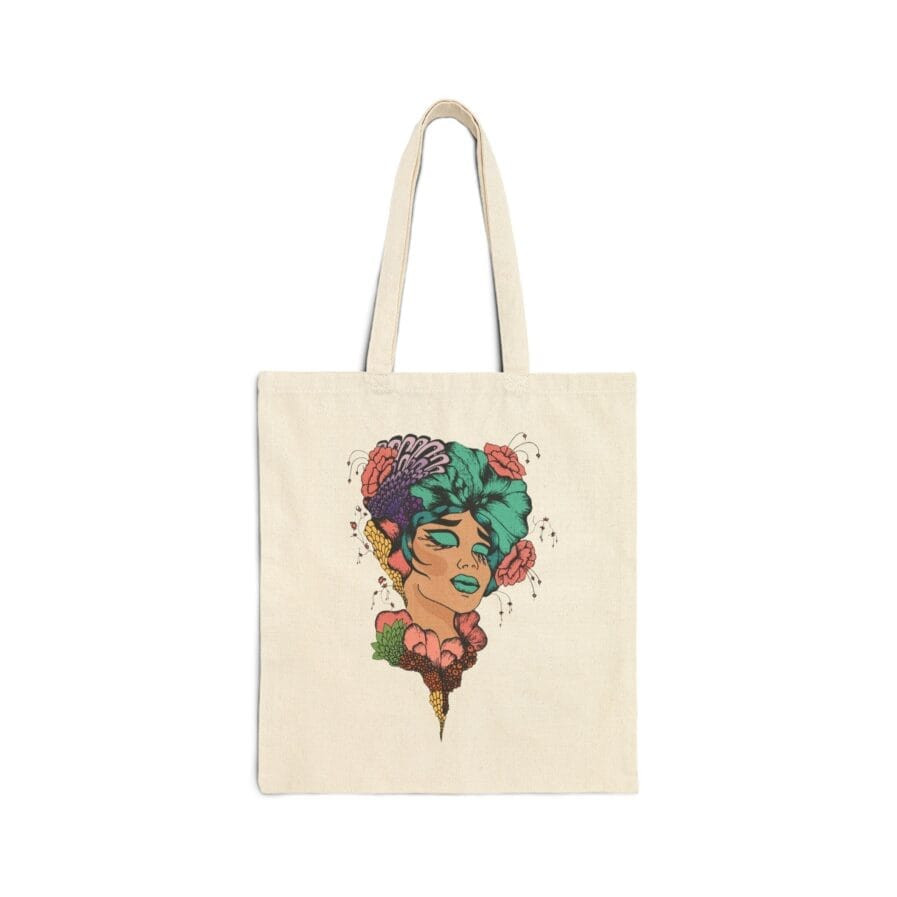 Eco Floral Tote Cotton Shopping Bag