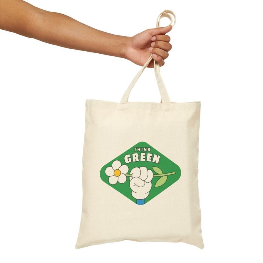Eco Floral Tote Cotton Shopping Bag