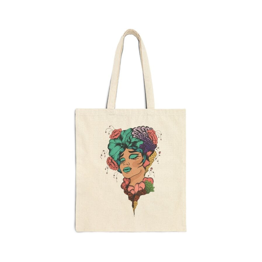 Eco Floral Tote Cotton Shopping Bag