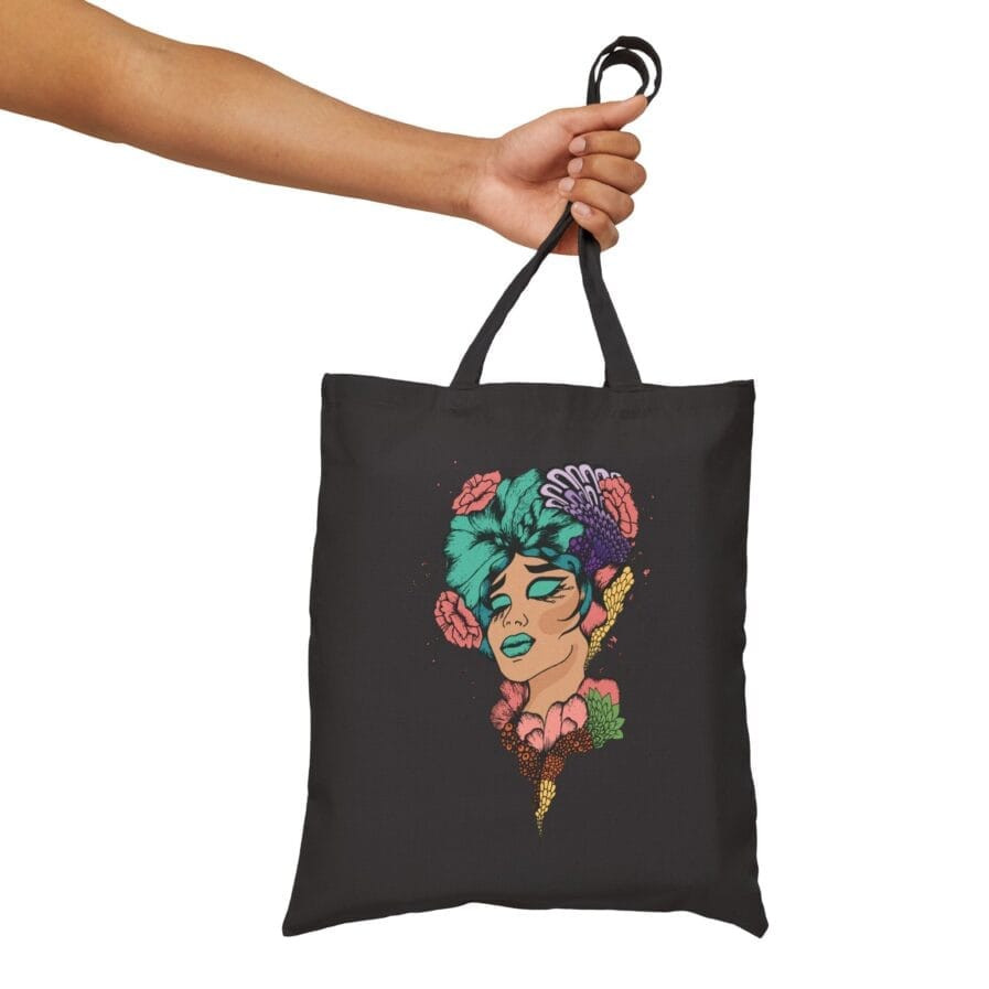 Eco Floral Tote Cotton Shopping Bag