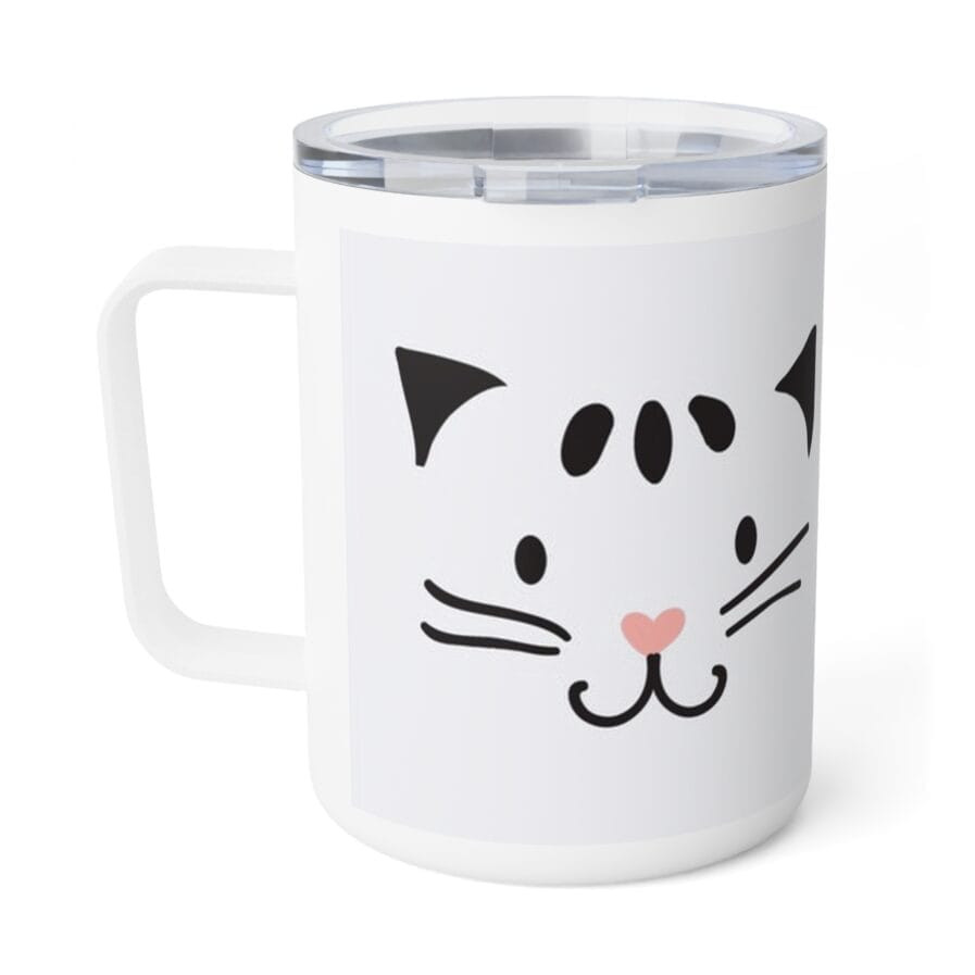 Cute Animal Insulated Coffee Mug, Fun Gift for Animal Lovers, Travel Mug