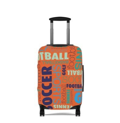 Luggage Cover - Suitcase Protector - Vibrant Red.