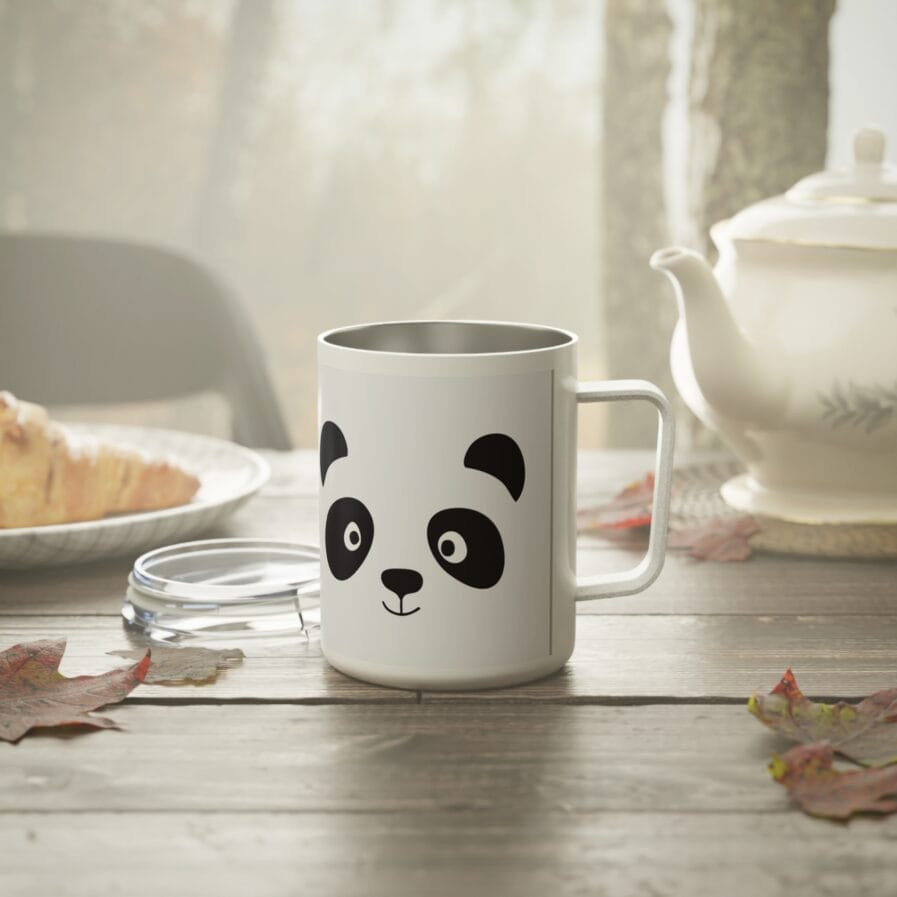 Cute Animal Insulated Coffee Mug, Fun Gift for Animal Lovers, Travel Mug,