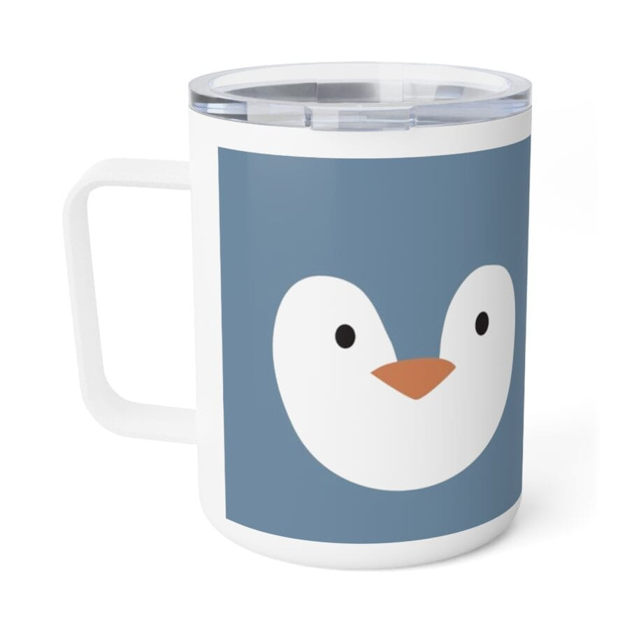 Cute Animal Insulated Coffee Mug, Fun Gift for Animal Lovers, Travel Mug,